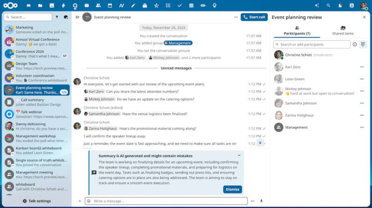 Nextcloud Talk presenteert volwaardig open source-alternatief voor ...